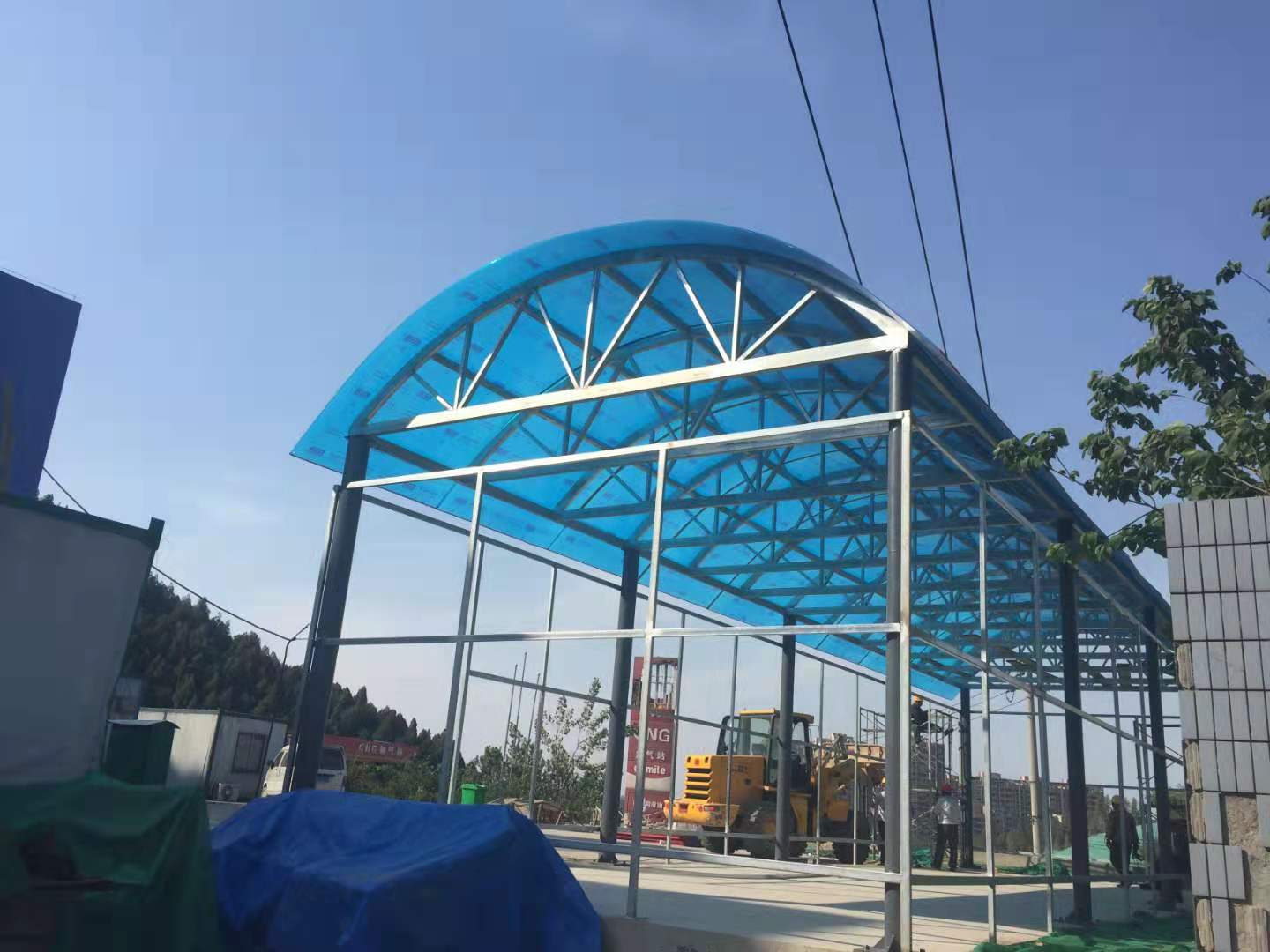 濟南遮陽棚嵌板怎么加固？